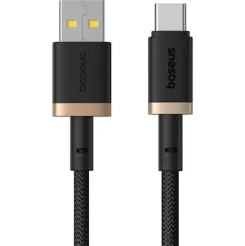 Počítačové příslušenství Rychlonabíjecí kabel Baseus Dura USB/USB-C 2m 60W černo zlatý