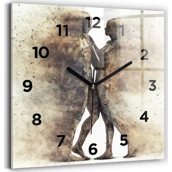 Hodiny Nástěnné hodiny Wallfluent zlaté 30 cm