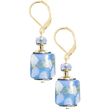 Náušnice Lampglas Náušnice Heavenly Glow s 24karátovým zlatem v perlách Lampglas Materiál zapínání náušnic: pozlacené stříbro Ag 925/1000