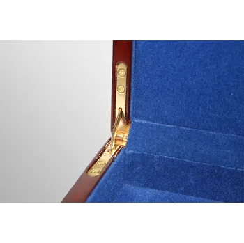 Obal pro sběratelský předmět SAFE Kazeta Premium z lakovaného dřeva, s platy na mince dle vlastního výběru