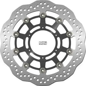 Brzda pro motocykl NG přední brzdový kotouč HONDA CB1300 '03-12, CB1000 '08-16, CBR600/1000RR '04-05 (310X94X5MM) (6X6,5MM) WAVE plovoucí(ALU střed