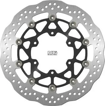 Brzda pro motocykl NG přední brzdový kotouč SUZUKI GSXR ABS 1000 '17-19 (320X102X5,0MM) (6X8,5MM) WAVE plovoucí (ALU střed)