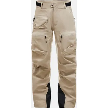 Pánské kalhoty KALHOTY PEAK PERFORMANCE M VISLIGHT GORE-TEX C-KNIT PANTS AVID BEIGE