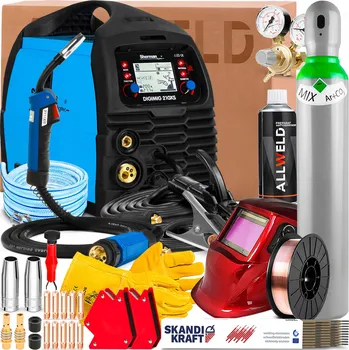 Svářečka Svářečka MIGOMAT MIG MAG ALU SYNERGIE Sherman 210 XS 200A 230V Měkké pájení