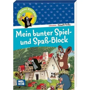 První čtění Der kleine Maulwurf: Mein bunter Spiel- und Spaß-Block