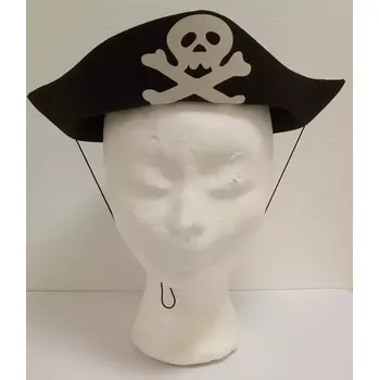 Karnevalový doplněk Klobouk pirátský pěnový