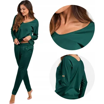 Dámské spodní prádlo Italian Fashion Tepláková souprava Karina, vel. L, zelená