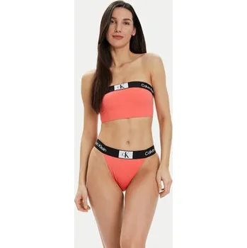 Dámské oblečení Calvin Klein Swimwear Spodní část bikin KW0KW02351 Korálová L
