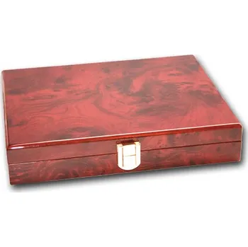 Obal pro sběratelský předmět SAFE Kazeta Premium z lakovaného dřeva, na 90 10€/20€ mincí