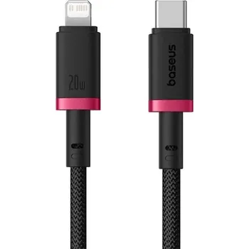 Počítačové příslušenství Rychlonabíjecí kabel Baseus Dura USB/Lightning 2m 20W černo červený