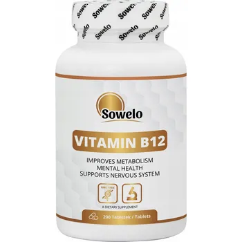 Doplněk stravy Sowelo Vitamín B12 tablety 200 ks