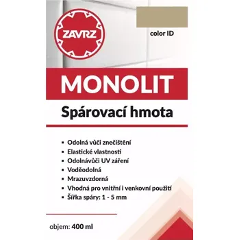 Spárovací hmota ZAVRZ Spárovací hmota Monolit světle šedá 57