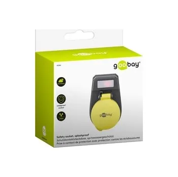Elektrická zásuvka OUTDOOR IP44 Goobay AC 230V zásuvka