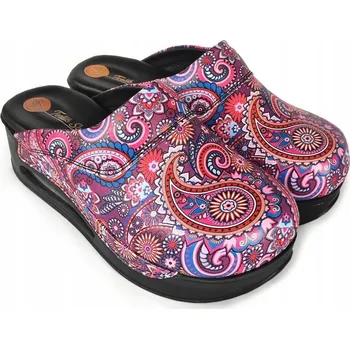 Dámská zdravotní obuv Zdravotní obuv Air Max s paisley vzorem růžovo-fialová velikost 38