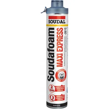 Montážní pěna POLYURETANOVÁ ZIMNÍ PĚNA SOUDAL FOAM MAXI EXPRESS Click & Fix-25°C