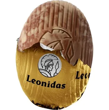 Cukrovinka Leonidas Vajíčko zlaté (mléčná belgická čokoláda cca 10g)