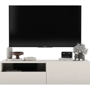 Komoda Závěsná skříňka pod TV Loft komoda šuplík kašmír mat 120 cm