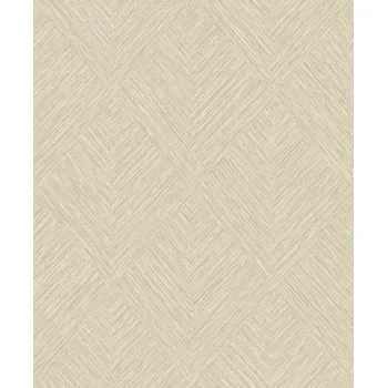 Tapeta Vliesová tapeta na zeď, béžová, geometrická, PW3003, Precious Weaves, Grandeco