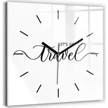 Hodiny Nástěnné hodiny Wallfluent bílé 30 cm