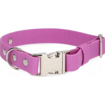 Obojek pro psa Obojek se zacvakávací sponou, vel L, 39-47 cm / levandulově růžový