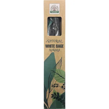 Vonná tyčinka Namaste India Vonné tyčinky Natural Botanical Masala White Sage (Bílá Šalvěj), 11 ks