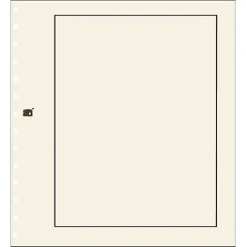 Obal pro sběratelský předmět SAFE Kartonové listy, prázdné, s ohraničením, s perforací, béžové - 10 kusů v balení