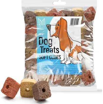 Pamlsek pro psa MERSJO Pamlsky psí pamlsek měkké pamlsky v kostkách 500g