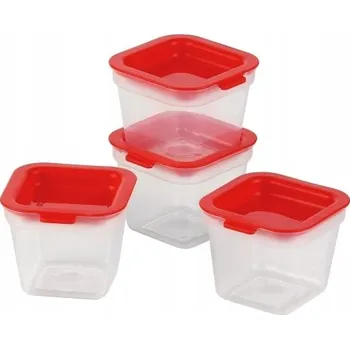 Dóza na potraviny Zdravé mini dózy do mrazničky PURITY 120 ml, 4 ks