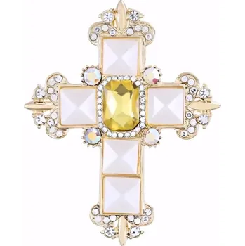 Brož Gaira® Brož Kříž 3342, Barva zlatá