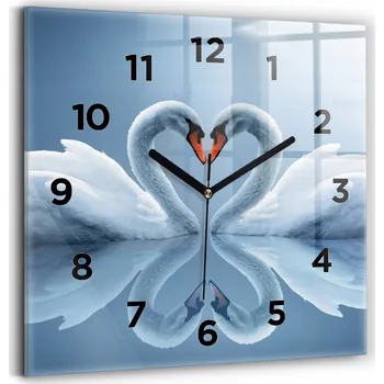 Hodiny Nástěnné hodiny Wallfluent modré 30 cm