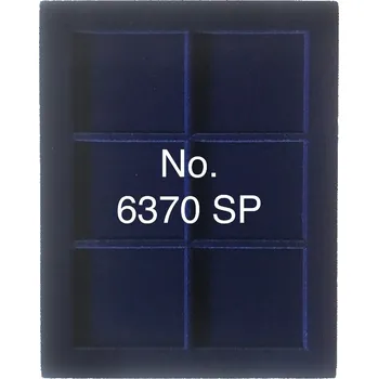 Obal pro sběratelský předmět SAFE Plato NOVA, se 6 poli v rozměru 62×70 mm, modré