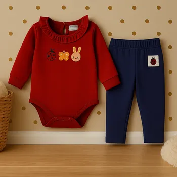 Kojenecký overall 2 dílná souprava Beruška 86