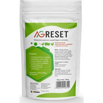 Přípravek pro bažanty, husy, krocany, kachny, slepice, křepelky FERMO AGRESET 200 g proti kanibalismu a agresi pro drůbež a prasata