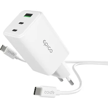 Epico GaN 65W adaptér EA65 s 1,2 m USB-C kabelem