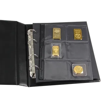 Obal pro sběratelský předmět SAFE List Premium, se 6 poli v rozměru 67×67, na mince v rámečku - 5 kusů v balení