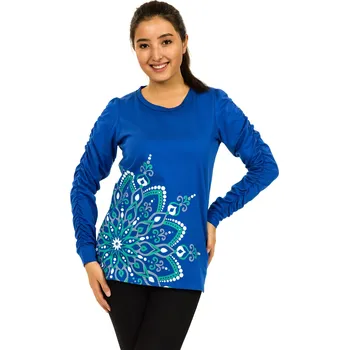 Dámská mikina Himalife Mikina Aisha - královská modrá Velikost: M