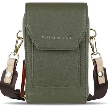 Kabelka Dámská kabelka na telefon a doklady Bugatti Aldea - zelená