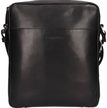 Pánská aktovka Pánská kožená taška přes rameno Bugatti Otiss - černá