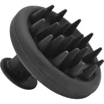 kartáč na vlasy Glamot Scalp Massager Brush masážní kartáč na vlasy a vlasovou pokožku 1 ks, Černá