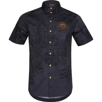 Pánská mikina Silvini pánská košile MJ2256 Montoro charcoal / XXL