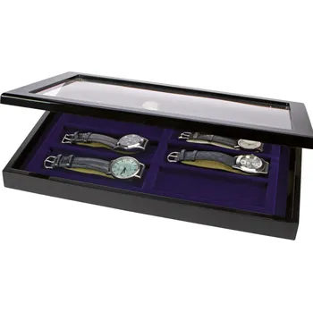 Obal pro sběratelský předmět SAFE Dřevěná vitrína na 8 náramkových hodinek