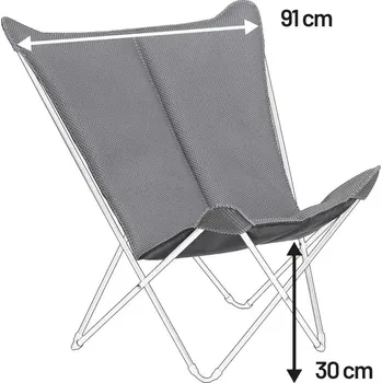 Křeslo Náhradní potah křeslo POP UP XL BeComfort šedá Silver