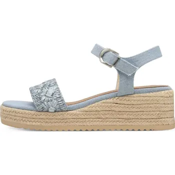 Dámské sandále Tamaris 1-28059-44-880 Dámské sandály na klínku modré 39