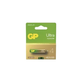 Baterie AAA (R03) alkalická GP Ultra 4ks