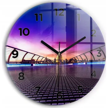 Hodiny Foto Skleněné Hodiny Nástěnné Do Moderních Interiérů Katedrála Sv. Pavla průměr 30 cm