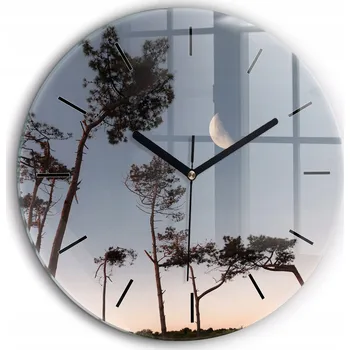 Hodiny Nástěnné hodiny Wallfluent růžové 60 cm