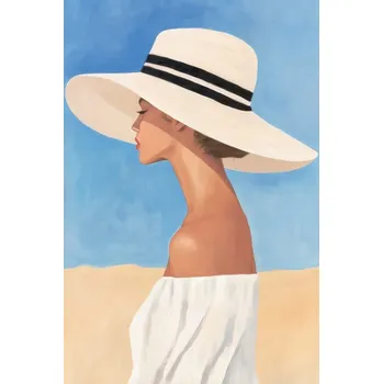 Plakát Plakát, Obraz - Woman in Wide-Brimmed Hat, Melloi Art Prints