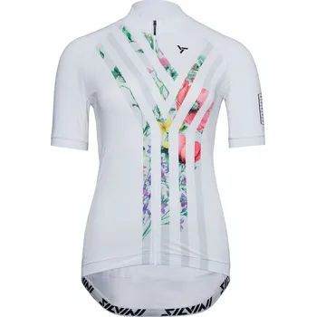 cyklistický dres Dámský dres Silvini WD2412 Calnia white-cloud / XL