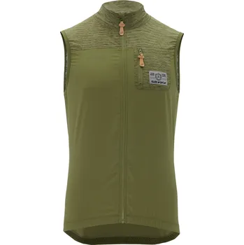 Cyklistická bunda Silvini pánská vesta MJ2217 Cairo olive / L