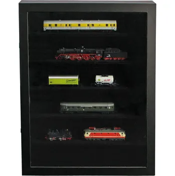 Obal pro sběratelský předmět SAFE Vitrína Černá edice, se 6 poli v rozměru 27,5×5, 7 cm